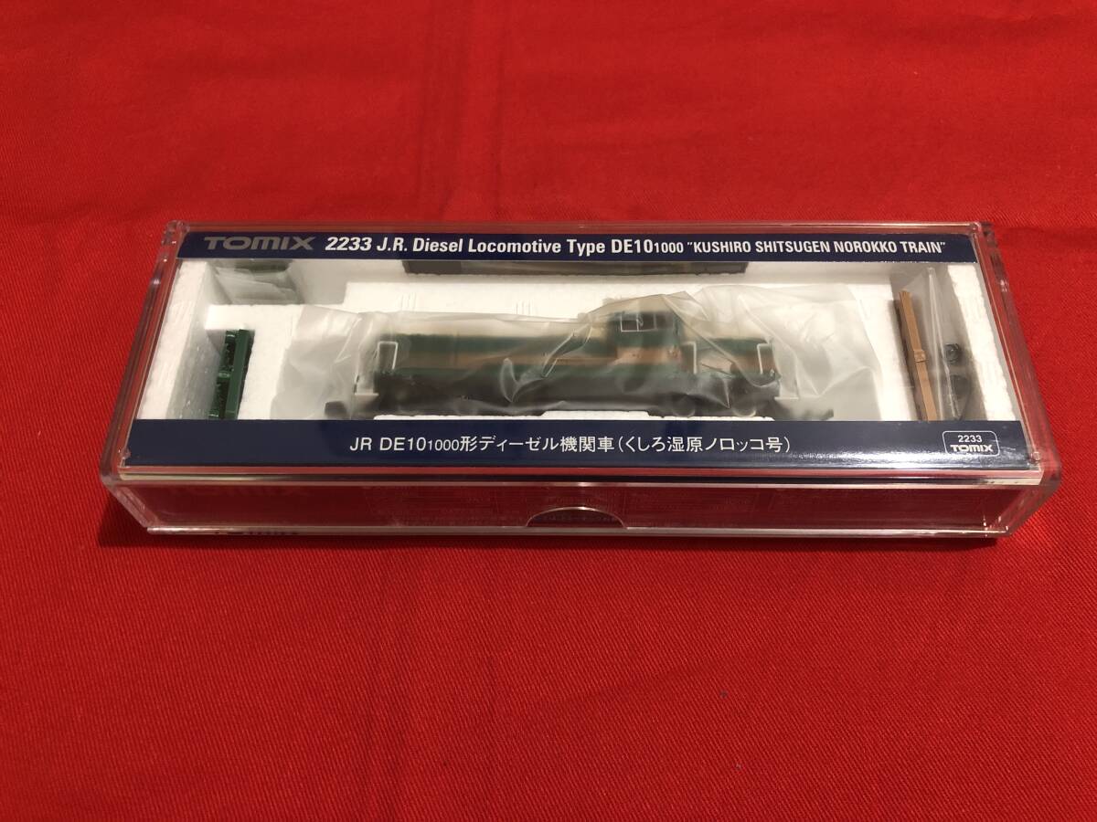 TOMIX 2233 JR DE10 1000形 ディーゼル機関車 くしろ湿原ノロッコ号 新品保存品 宅急便コンパクト送料込