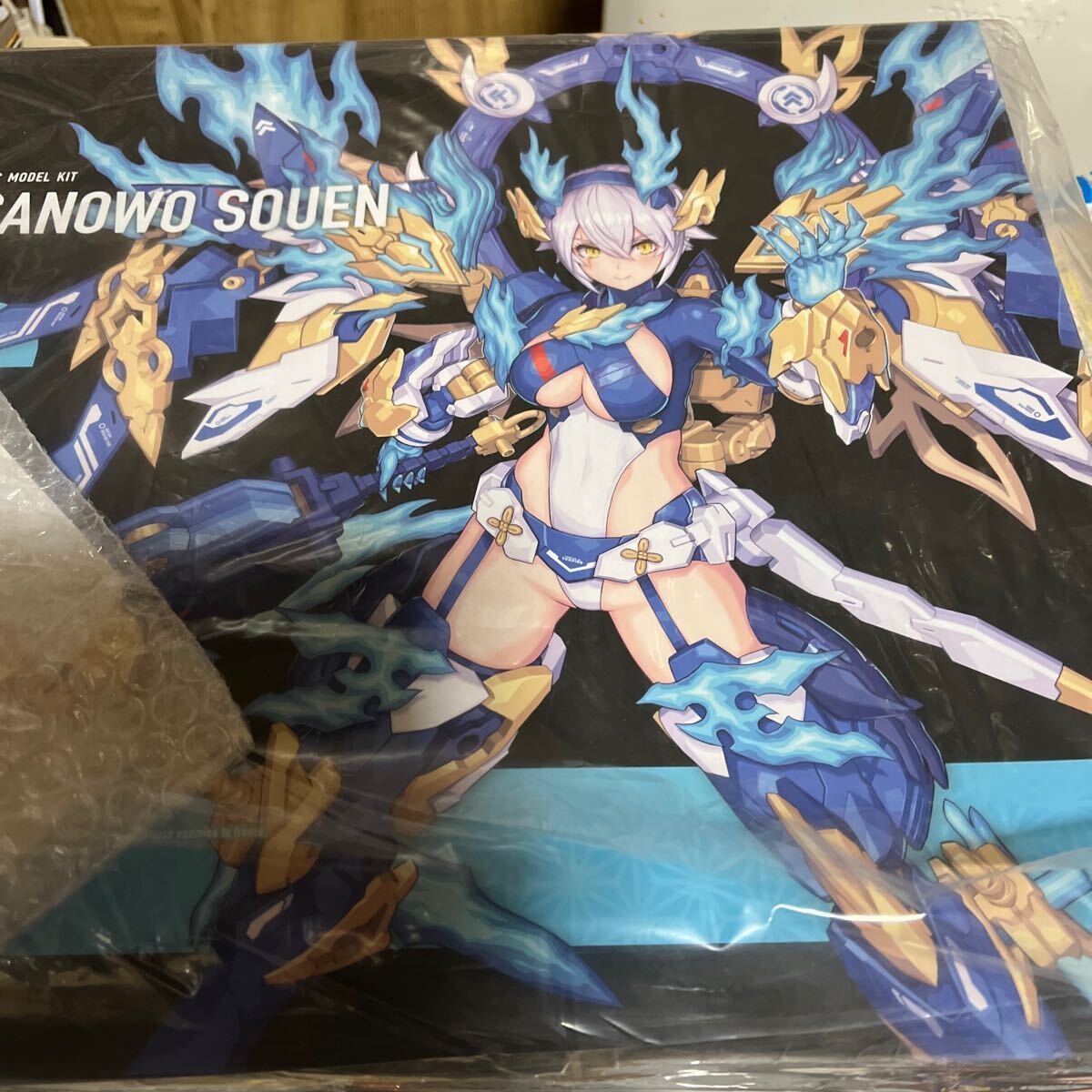未開封 コトブキヤ メガミデバイス 1/1 皇巫 スサノヲ 蒼炎・特典品付き・コトブキヤ・ワンフェス