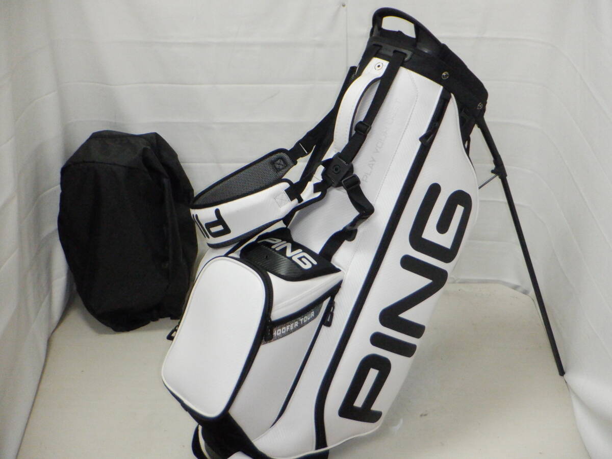 PING HOOFER TOUR ピン 9.0型 プロモデル スタンド★中古/超美品★(WHxBK)ゴルフ キャディバック