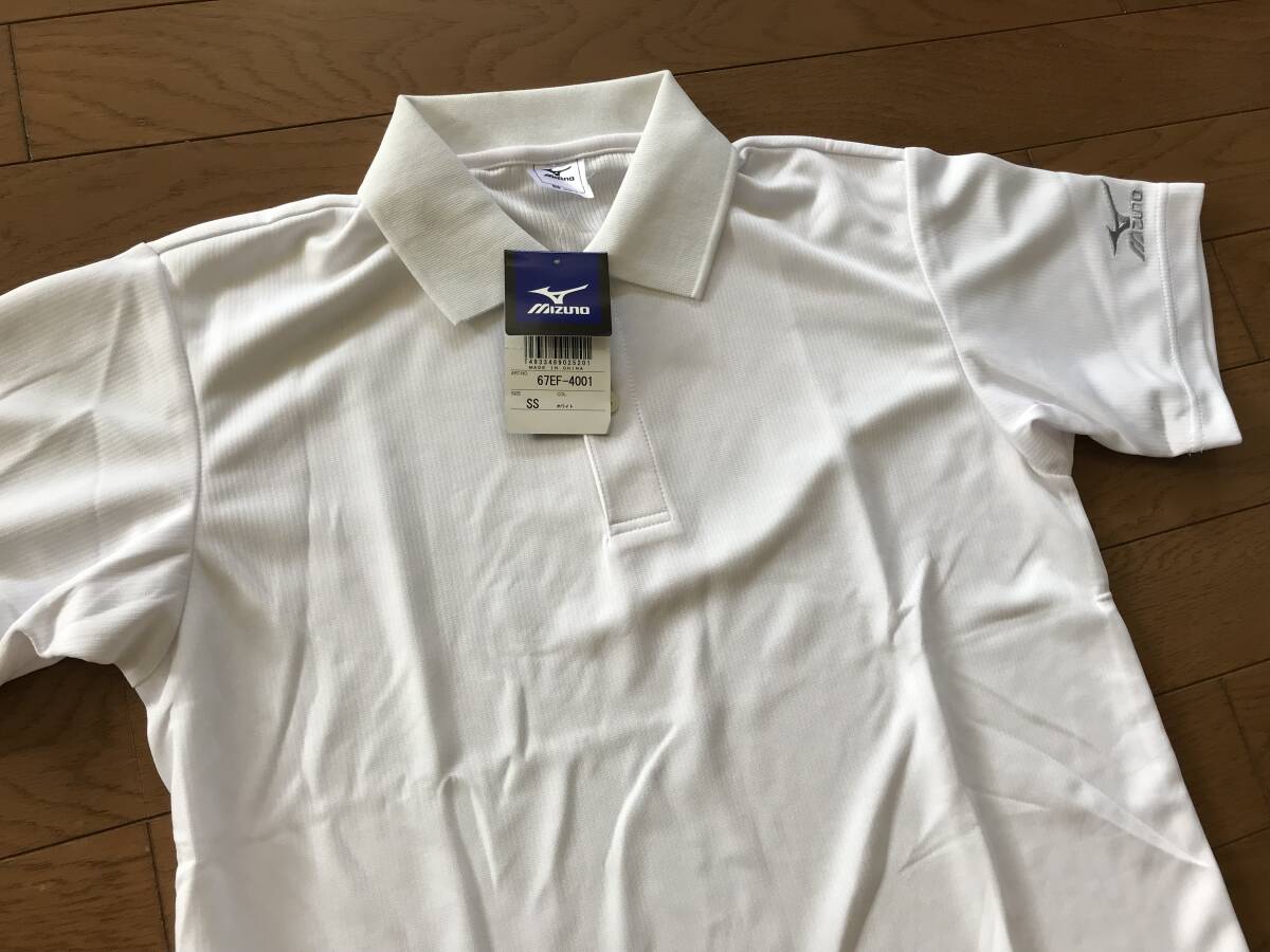 当時物　未使用　デッドストック　Mizuno　ミズノ　半袖シャツ　襟付き　品番：67EF4001　サイズ：SS　　HF3895_画像3