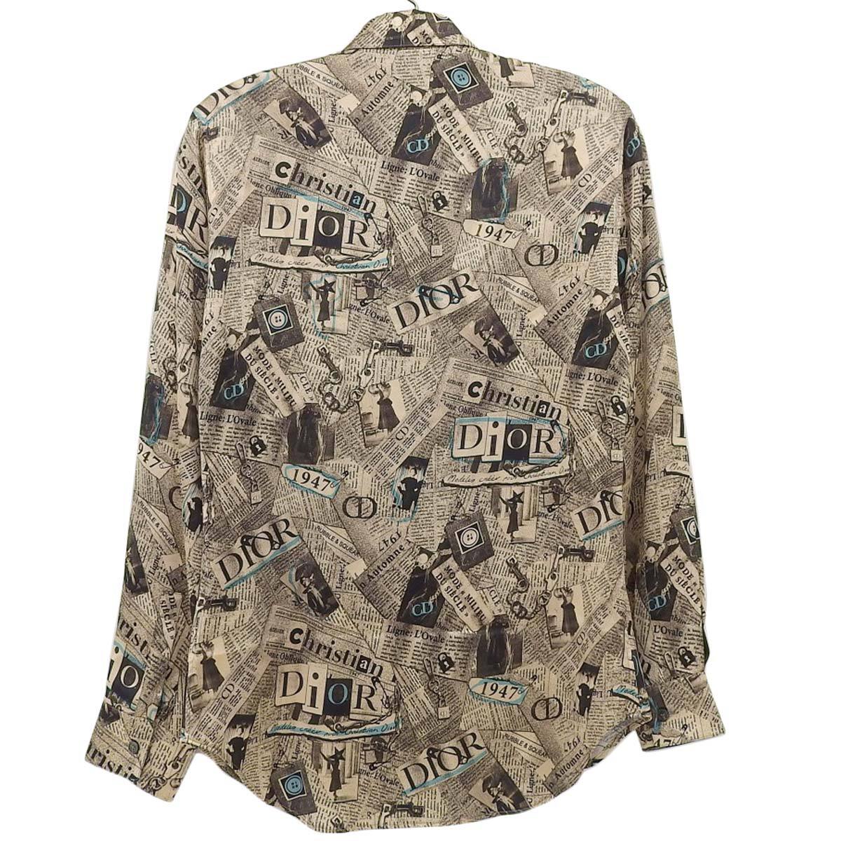 希少 Dior homme ディオール　シルクシャツ DIOR HOMME - Dior HOMME × ケニーシャーフ 寅 プリント シルク