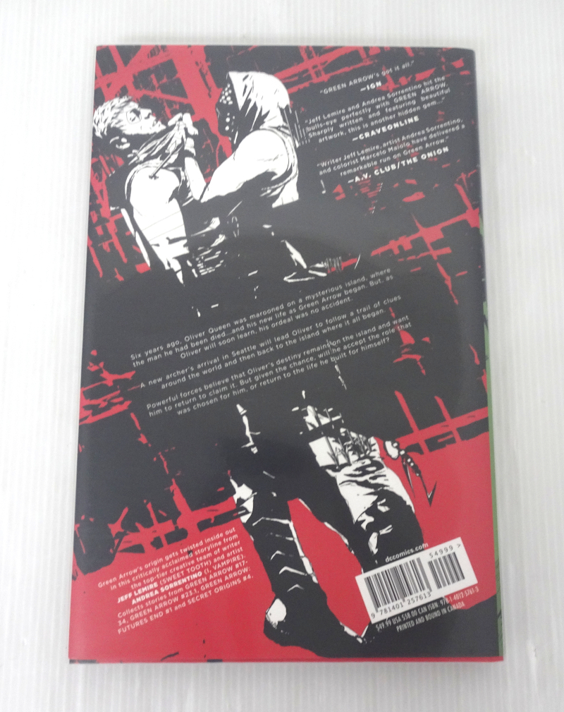 [ английская версия / жесткий чехол ]Green Arrow By Jeff Lemire & Andrea Sorrentino Deluxe Edition зеленый Arrow American Comics DC COMICS