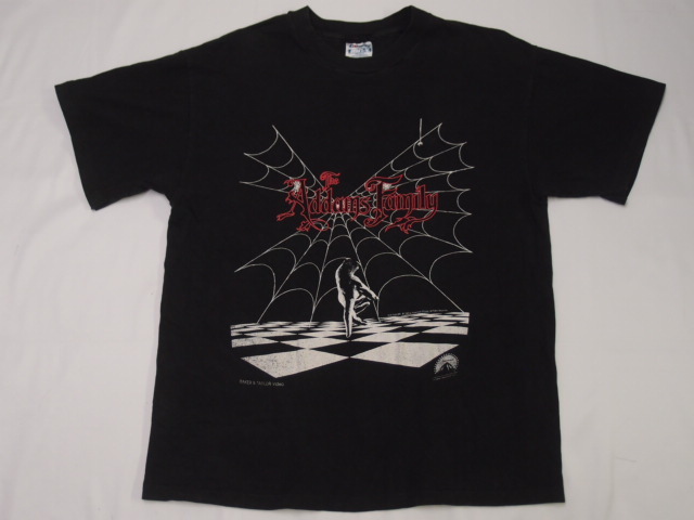 ◆古着卸USA■The Addams family☆Tシャツ★★★L　 1992　Hanes ボディ　MADE IN USA　アメリカ直輸入　SALE お見逃しなく!
