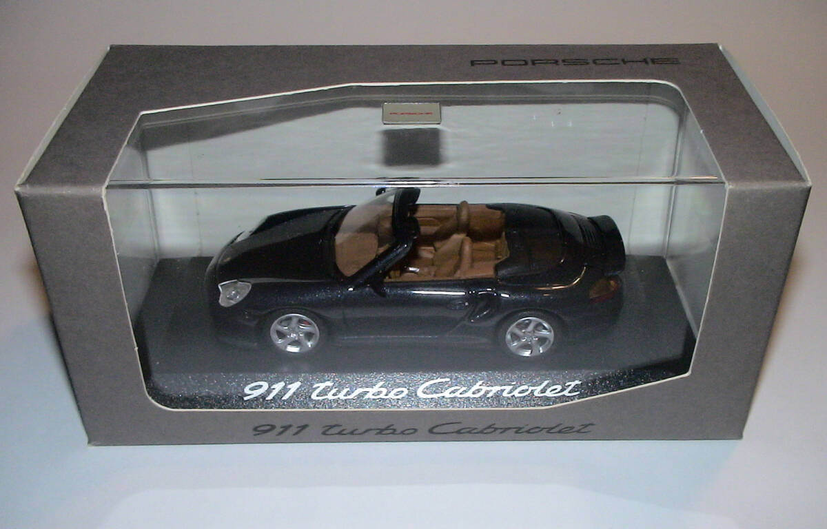 新品【ミニチャンプス】PORSCHE 911 turbo Cabriolet WAP020 101 14 1/43 ポルシェ