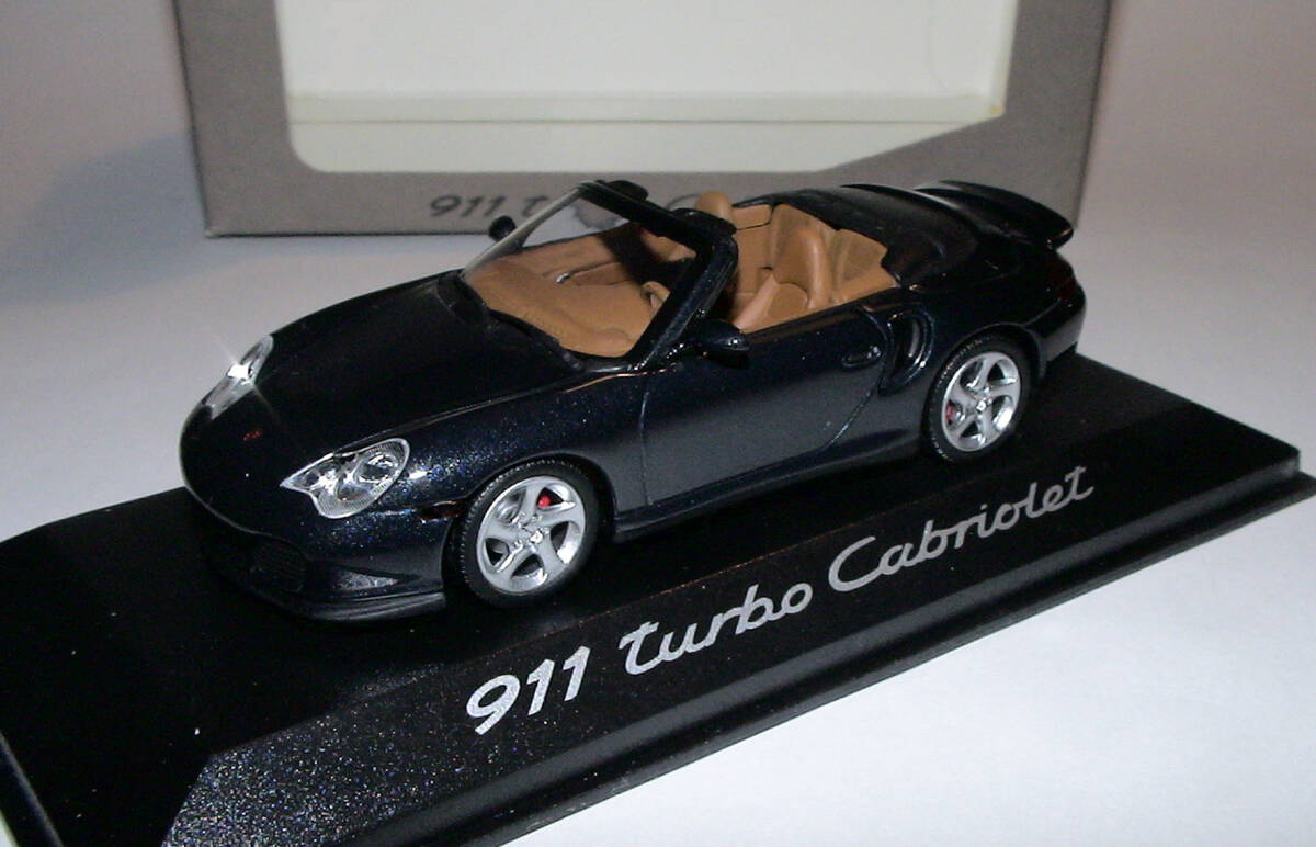 新品【ミニチャンプス】PORSCHE 911 turbo Cabriolet WAP020 101 14 1/43 ポルシェ