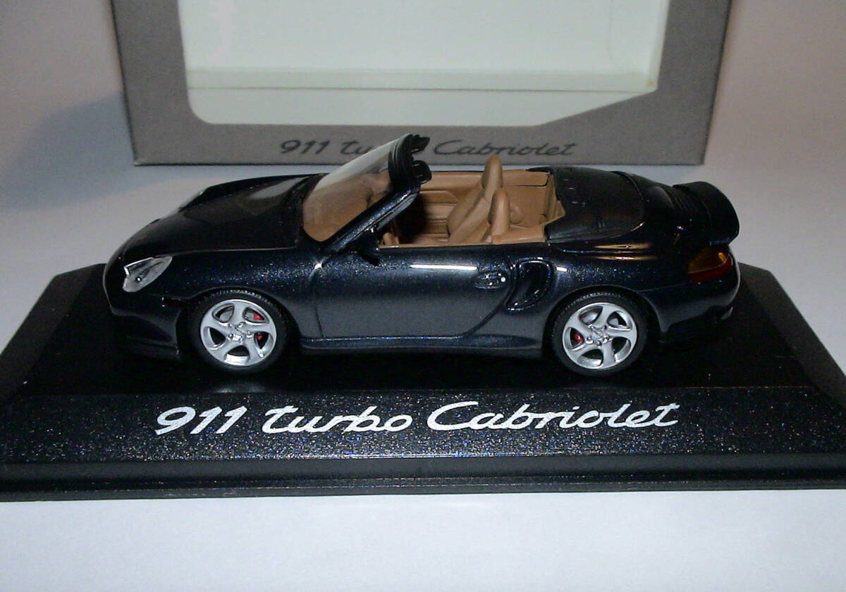 新品【ミニチャンプス】PORSCHE 911 turbo Cabriolet WAP020 101 14 1/43 ポルシェ