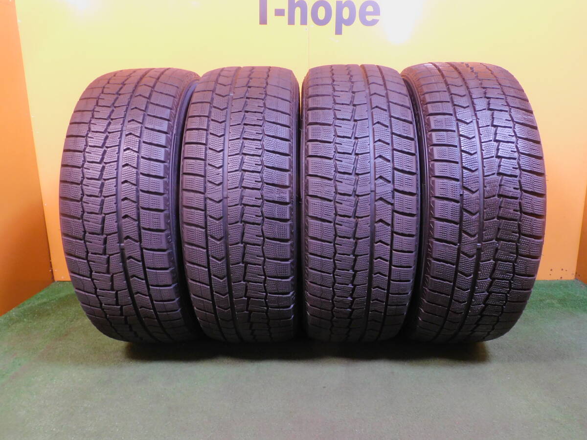 225/50R18 DUNLOP エスティマ、フォレスター、スカイライン 製造年2021 4本 バリ溝★A220