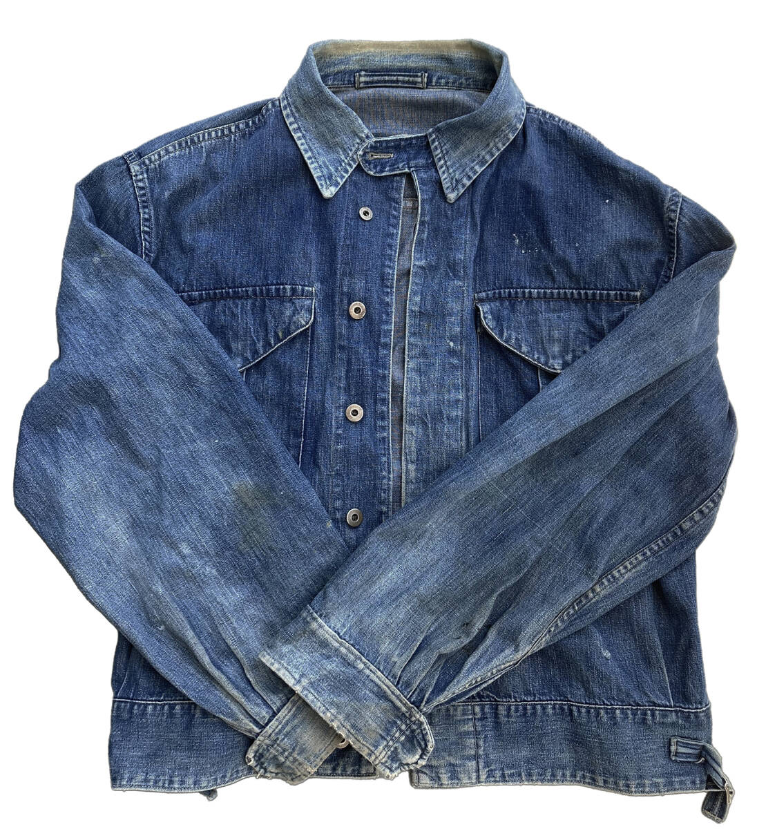 BIG SIZE チンスト 40s50s royal canadian navy denim jacket BIG SIZE チンスト 40s50s royal canadian navy denim jacket