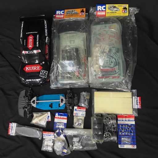 未開封含む タミヤ ラジコンカー RC パーツ シャーシ ボディ マフラーバンパー 等 まとめ セット