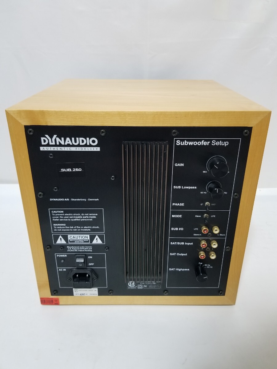 прекрасный товар вся сумма возвращение денег с гарантией DYNAUDIO( dynaudio )SUB250 сабвуфер 