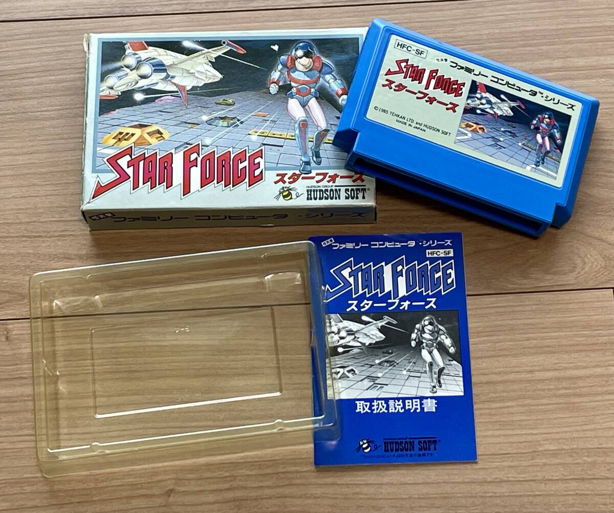 【箱、説明書付き】任天堂 ファミコン Nintendo Family Computer スターフォース　STAR FORCE