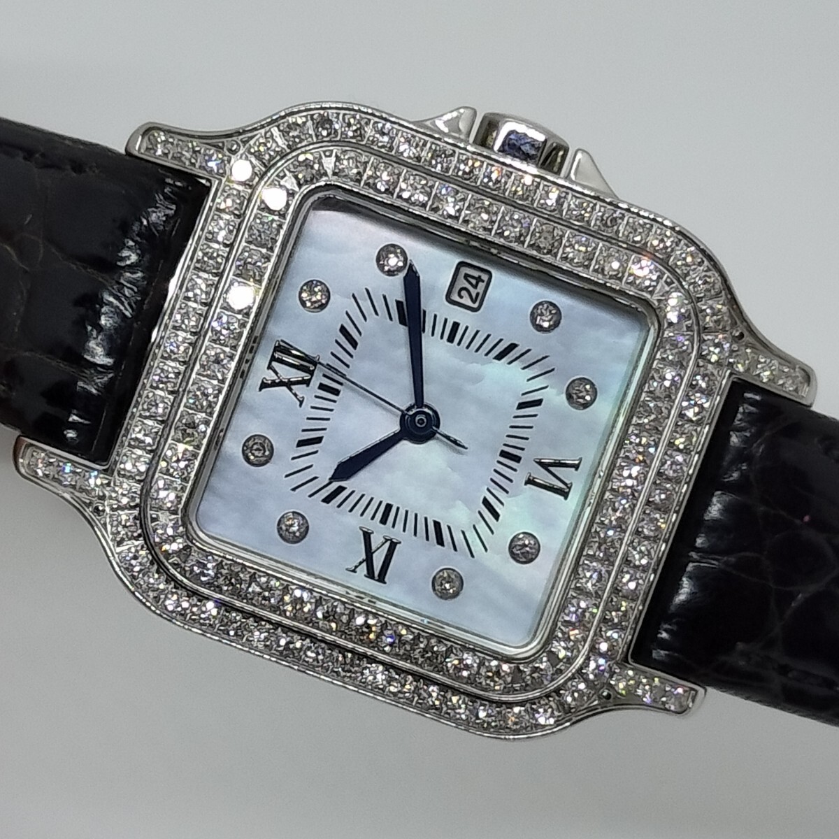 美品】LunageルナージュAD-036 Diamond1 00ctレディース腕時計 美品】LunageルナージュAD-036 Diamond1 00ctレディース腕時計