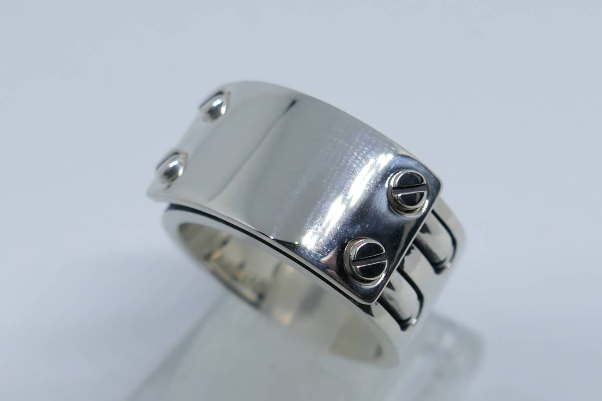 新品　未使用　21號(hào)　ドクターモンロー　ビス　プレート　リング　ワイド　指輪