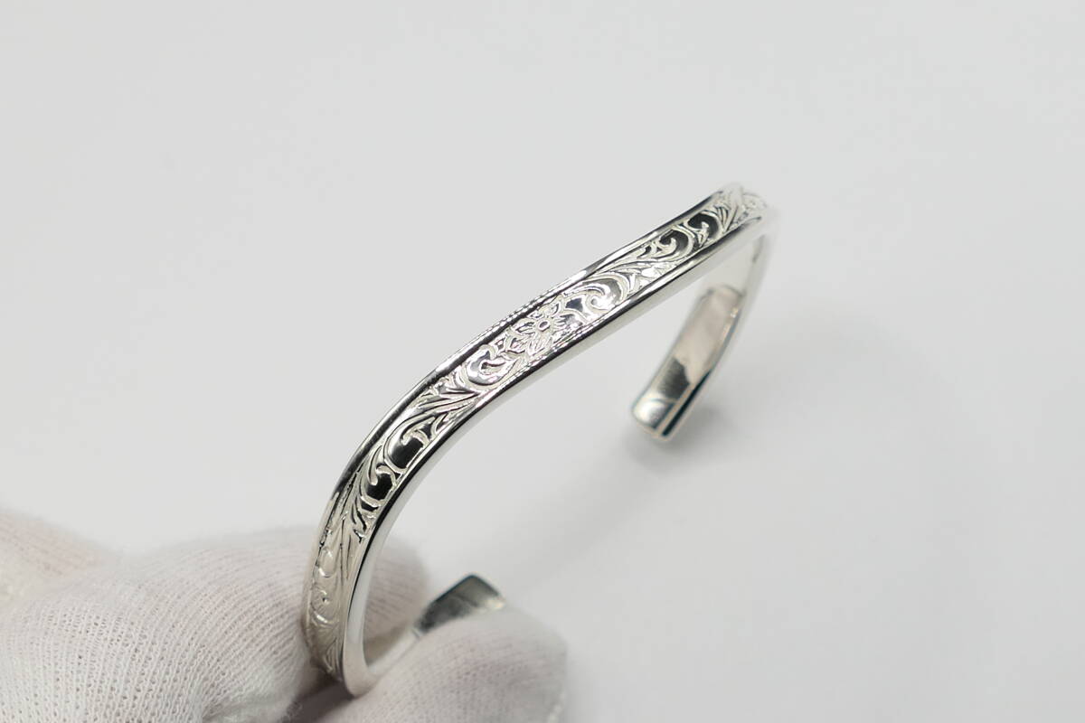 新品 ライオンハート ウェーブ プルメリア バングル LION HEART_画像2