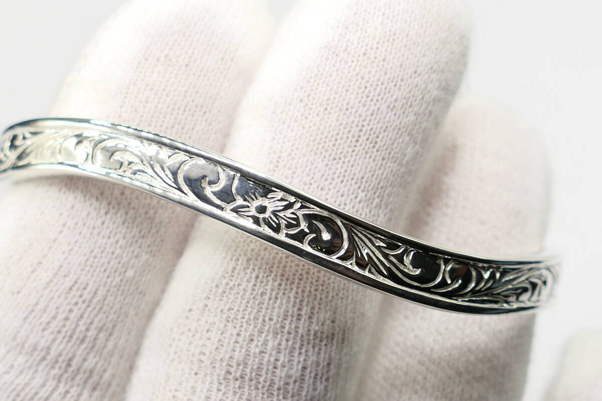 新品 ライオンハート ウェーブ プルメリア バングル LION HEART_画像4