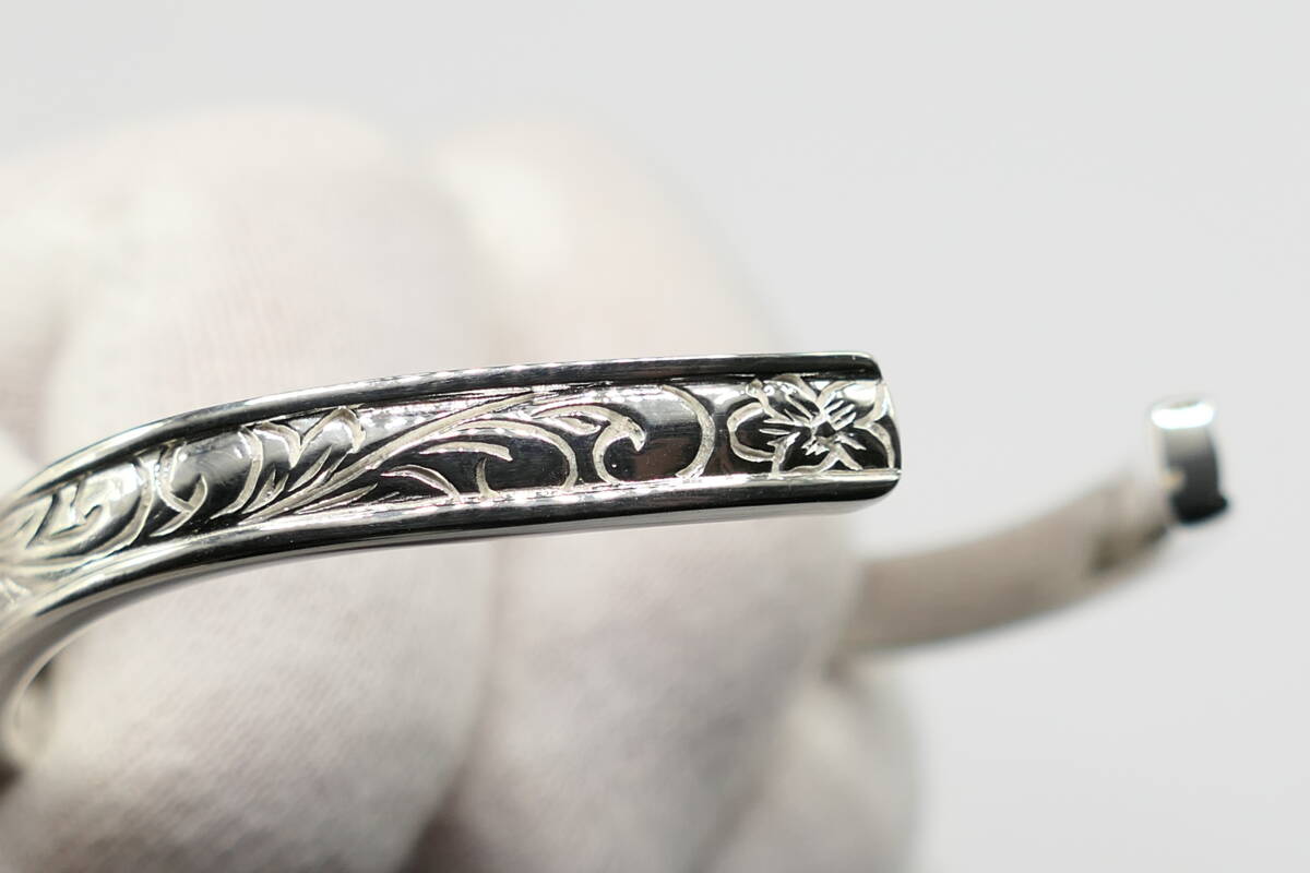 新品 ライオンハート ウェーブ プルメリア バングル LION HEART_画像7