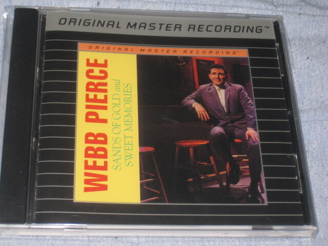 MFSL高音質★ウェッブ・ピアス★SANDS OF GOLD★SWEET MEMORIES★WEBB PIERCE