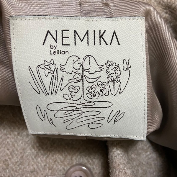 nemikaNEMIKA/NEMIKA by Leilian size 11 M - gray × Brown lady's long sleeve / winter coat 