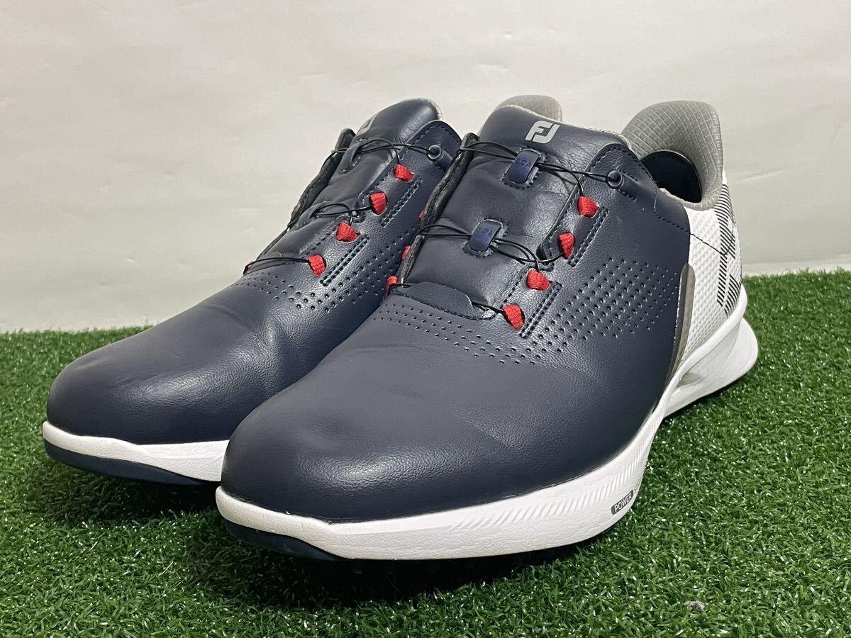 Footjoy フットジョイ FUEL BOA NV 22 フューエルボア 55447J 26.0cm W メンズスパイクレスゴルフシューズ ホワイト系