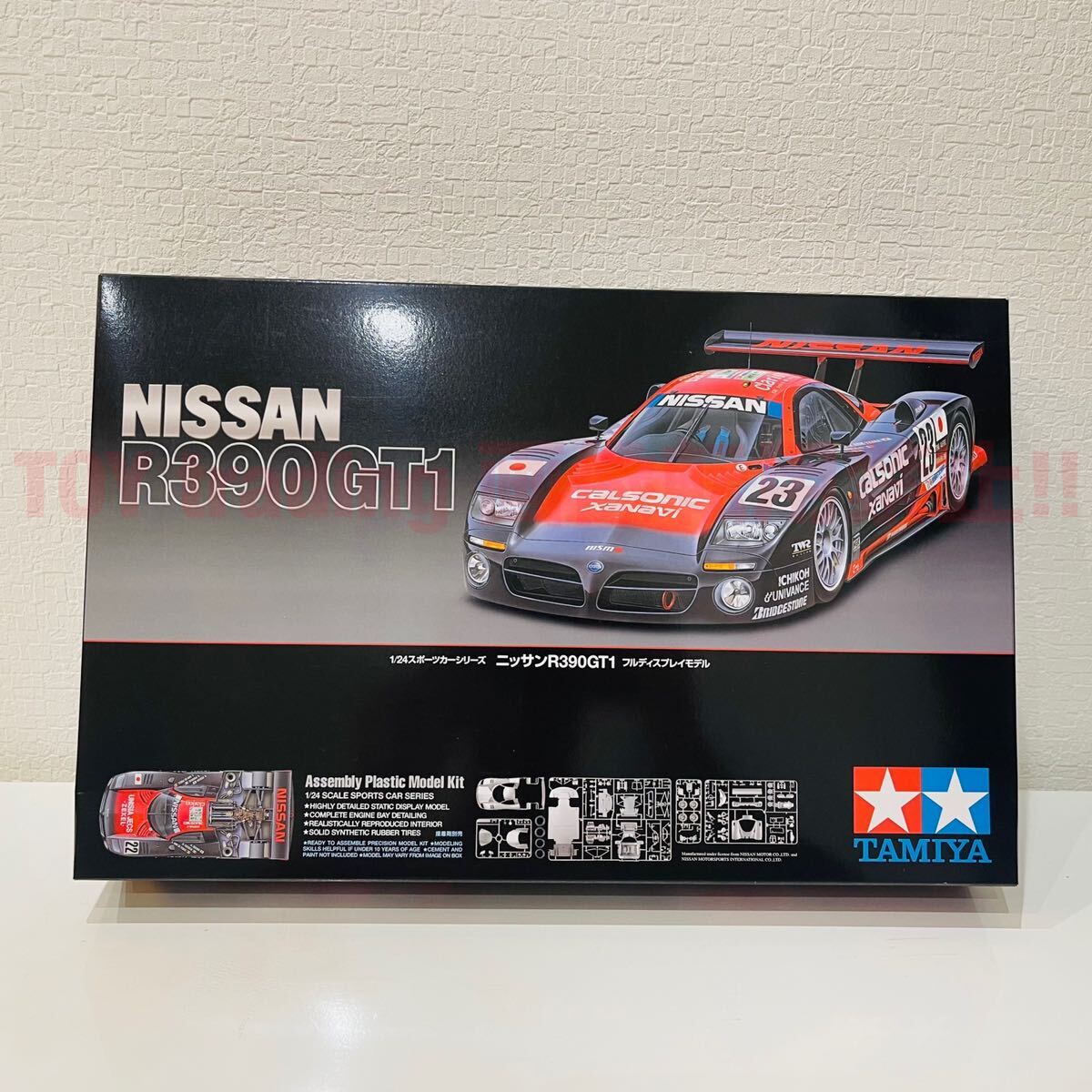 タミヤ模型 ニッサン R390 GT1 1/24 NISSAN R390 GT1 スポーツカーシリーズ No.192 プラモデル TAMIYA 未組立