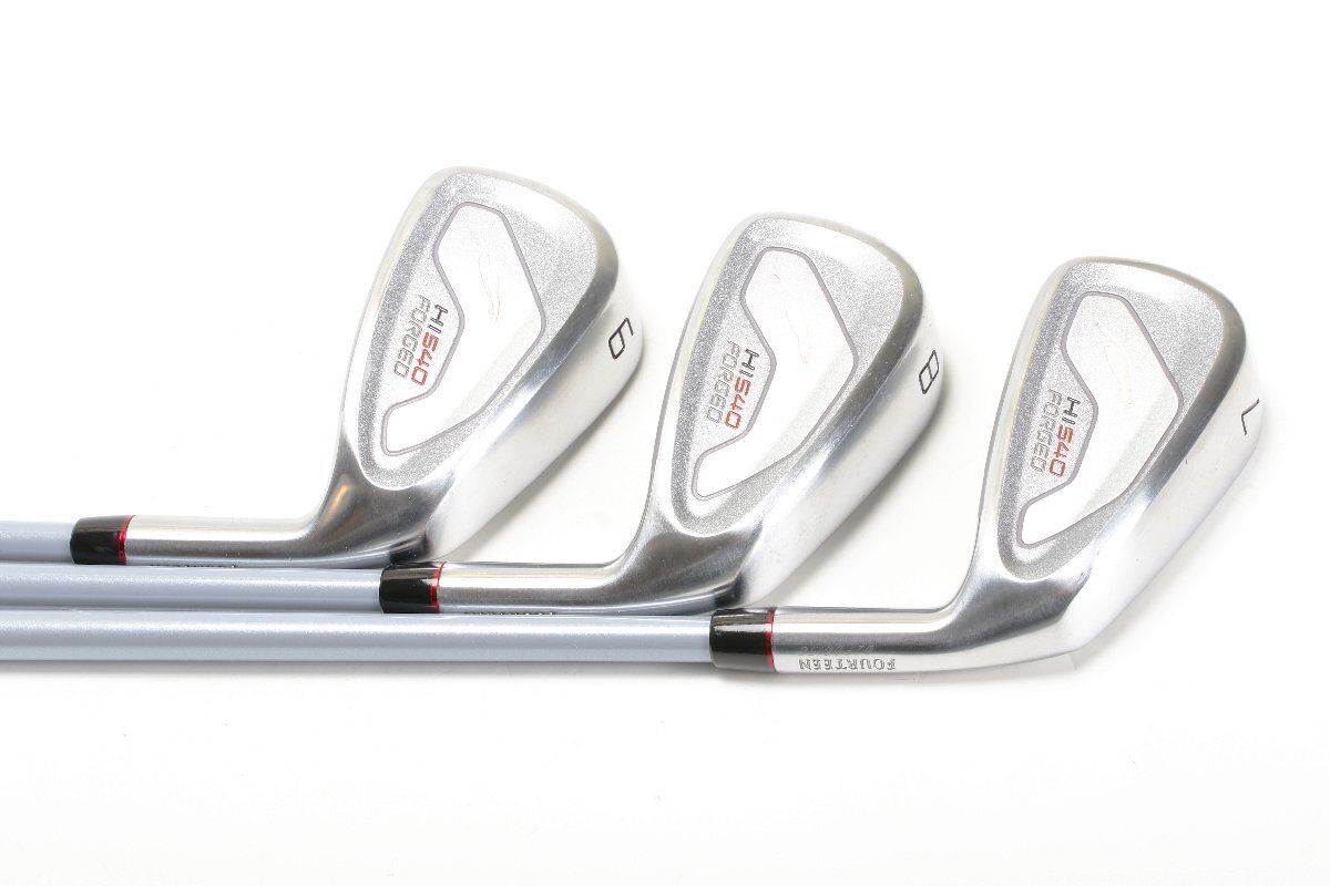 ○○FOURTEEN フォーティーン HI-540 FORGED アイアン 7-9 3本○○