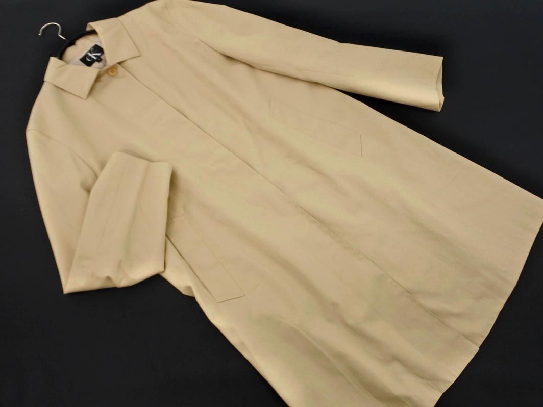 Calvin Klein カルバンクライン ステンカラー コート size4/ベージュ ◇■ ☆ ehc7 メンズ