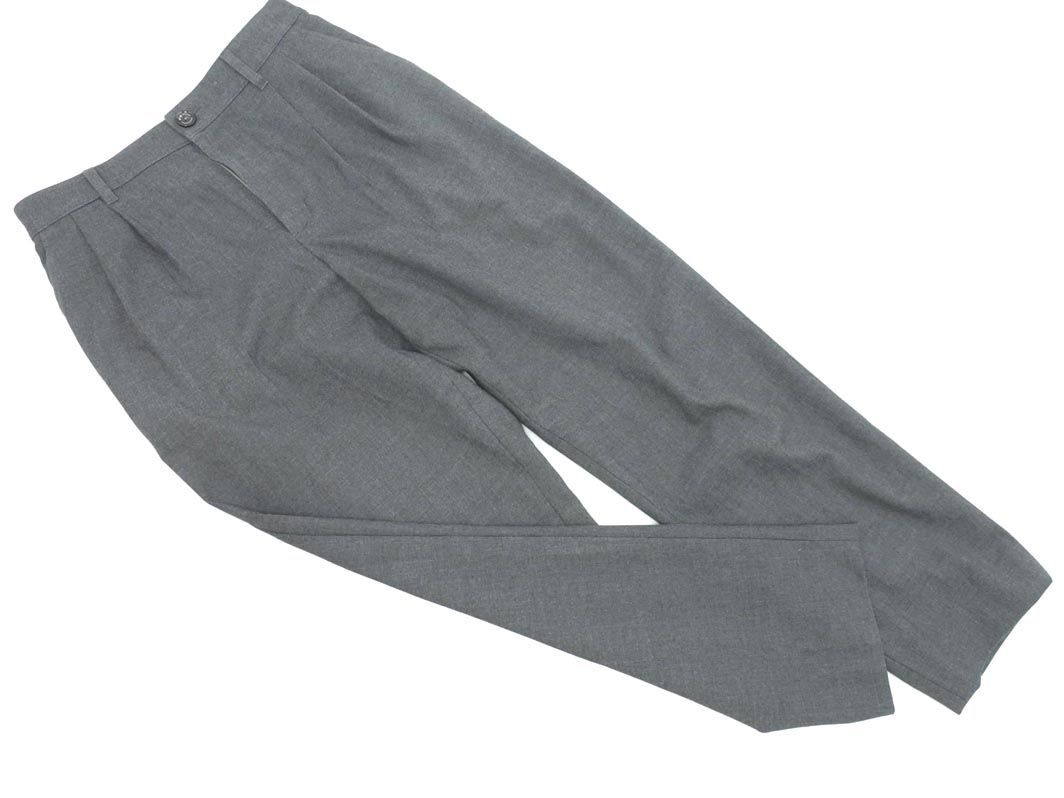 MACKINTOSH PHILOSOPHY マッキントッシュフィロソフィー タック テーパード パンツ size38/グレー ■■ ☆ ehc7 レディース