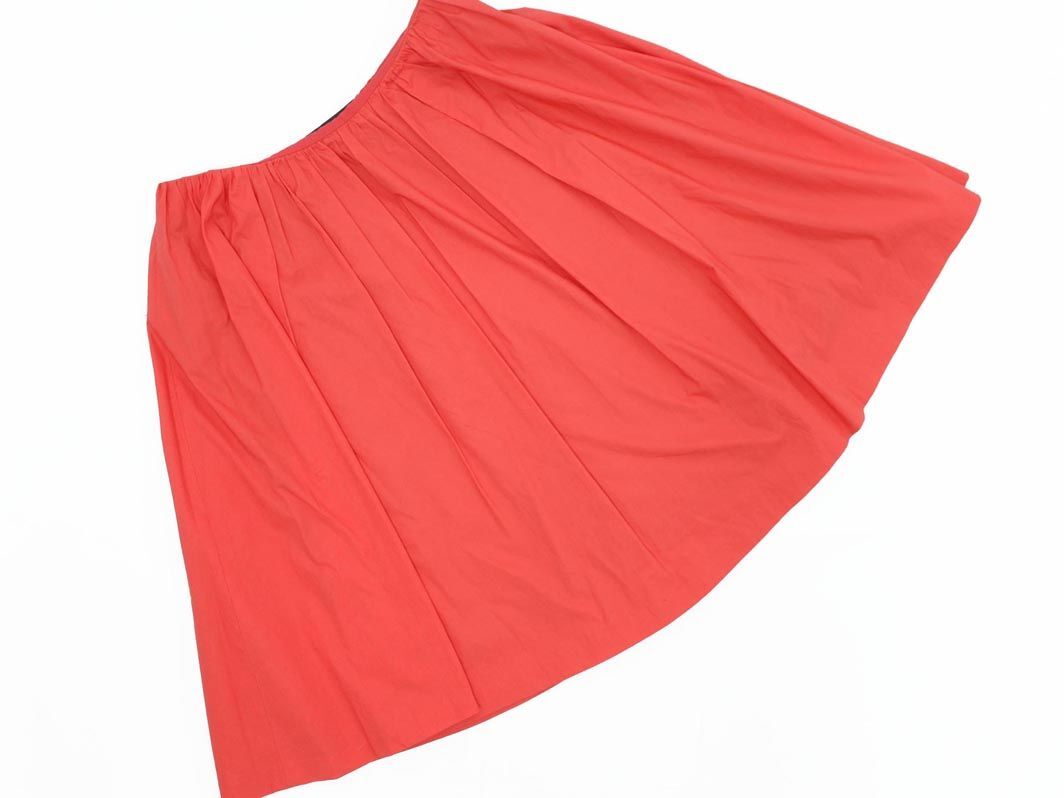 ANAYI アナイ ギャザー スカート size38/赤 ■■ ☆ ehc7 レディース