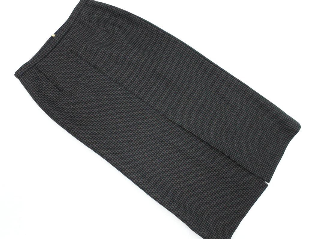 DRESSTERIOR ドレステリア 千鳥柄 ロング スカート size38/紺 ◇■ ☆ ehc8 レディース