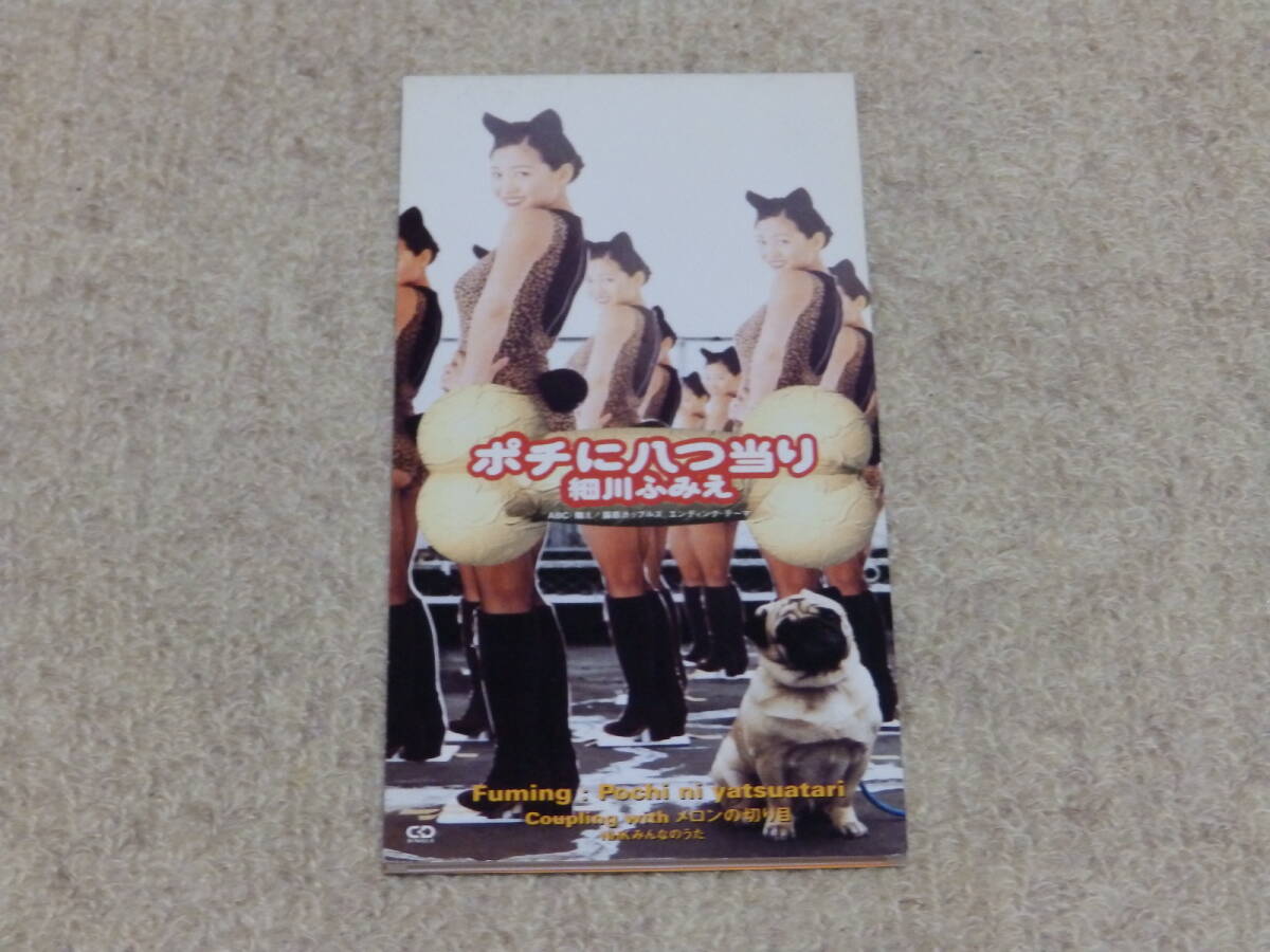細(xì)川ふみえ　　ポチに八つ當(dāng)り／メロンの切り目　 8cmシングルＣＤ