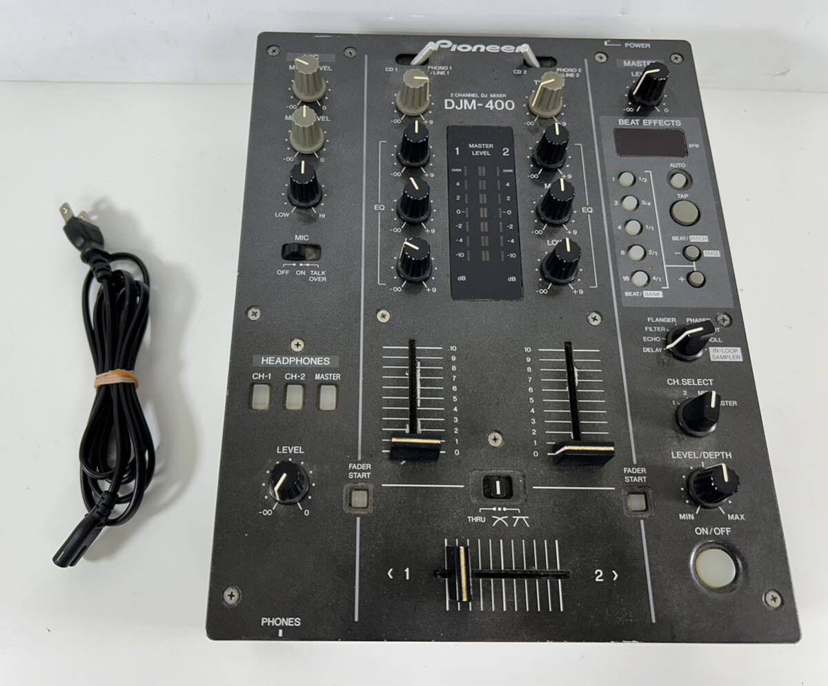 Pioneer DJM-400 DJミキサー ジャンク Yahoo!オークション - Pioneer DJM-400 DJミキサー パイオニア