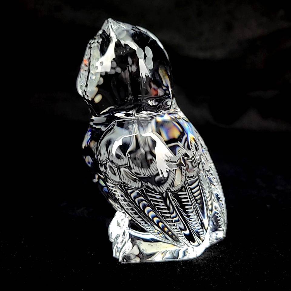 美品〇 マイセンクリスタル Meissener Bleikristall フクロウ 福 美品〇 マイセンクリスタル Meissener Bleikristall フクロウ 福