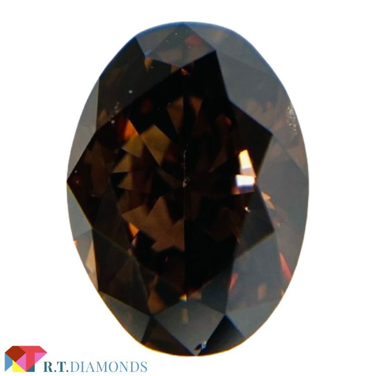 FANCY DARK BROWN 1.083ct OV/RT2801/CGL