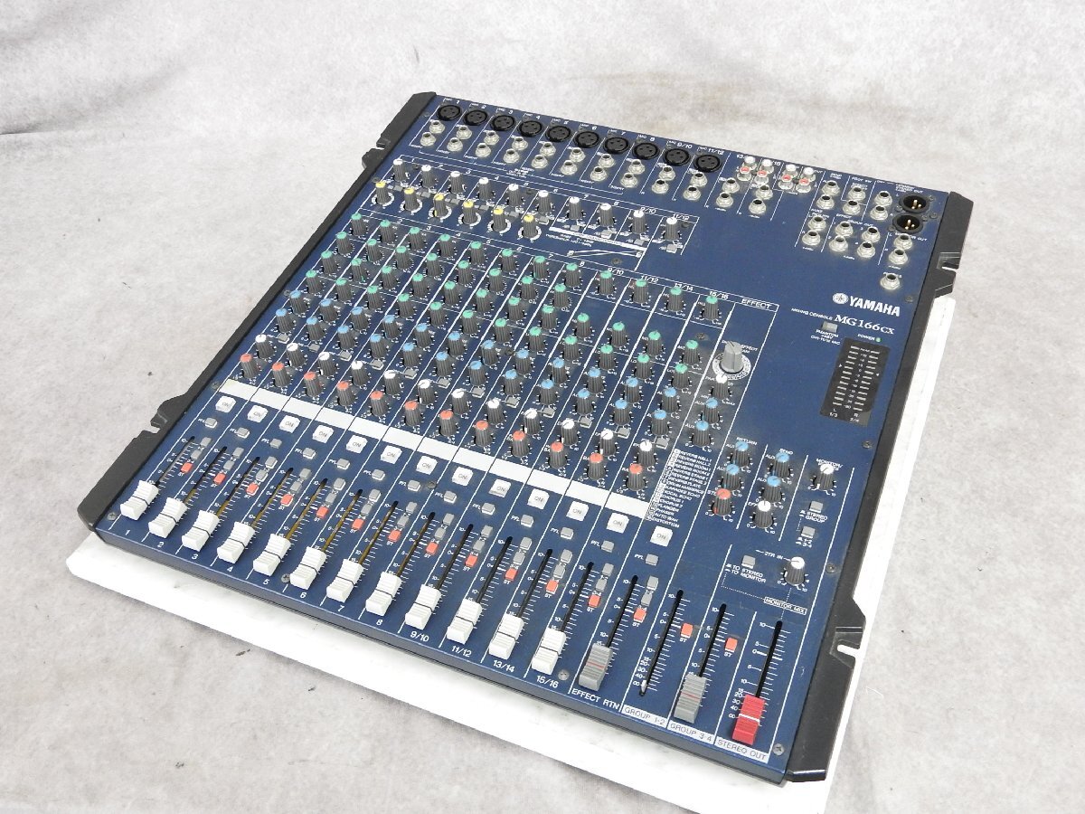 ■TG0821 ☆ YAMAHA ヤマハ MG166CX ミキサー ☆現状品☆