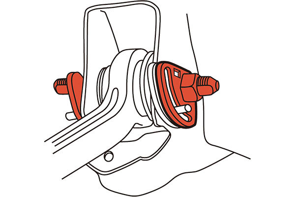 AMTECS アムテックス SPC 86375 交換用アライメントカムボルトプレート フロント用 いすゞ i-370 2007～2008 4WD 4x4_画像2