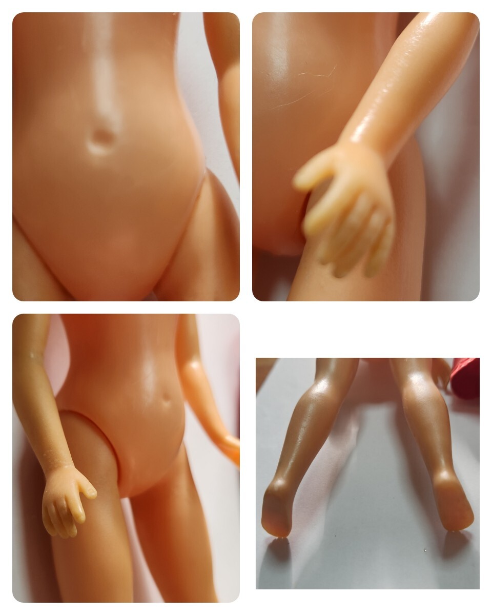 希少 当時物 すみれちゃん?全長約22cm 亀マーク へそあり 赤 希少 当時物 すみれちゃん?全長約22cm 亀マーク へそあり 赤
