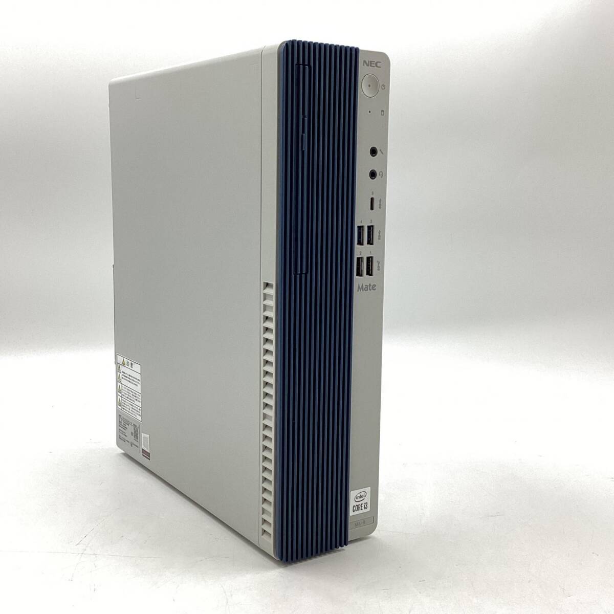 【全額返金保証】【最速発送】NEC Mate PC MRL36LZGACS9 /i3-10100 /8GB /128GB /SSD新品に交換済【動作良好・良品】