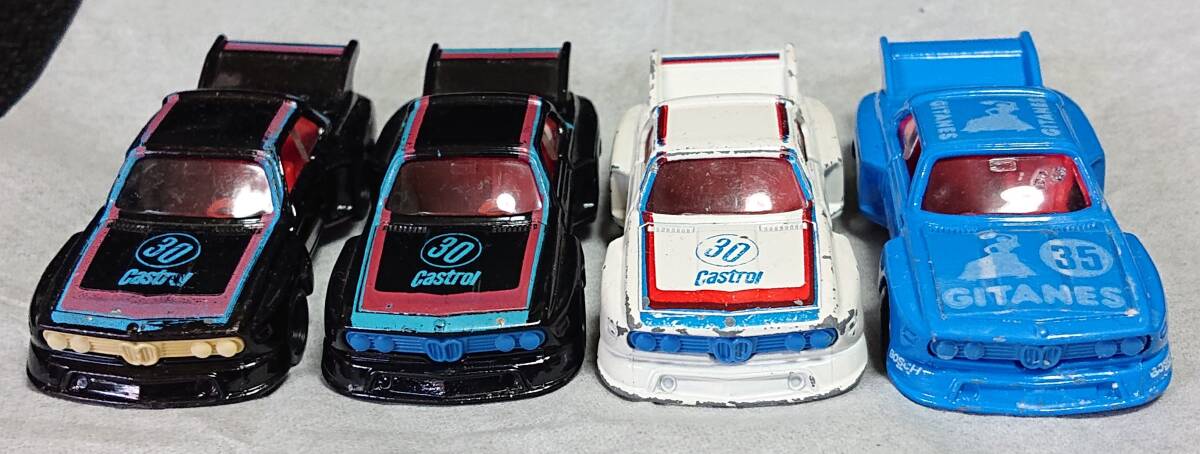 中古 トミカ BMW 3 5CSL 4種類セット 傷あり 外国車シリーズ