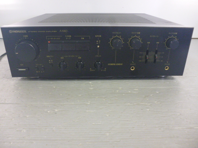 890808 PIONEER パイオニア A-K80 ステレオミキシングアンプ 890808 PIONEER パイオニア A-K80 ステレオミキシングアンプ