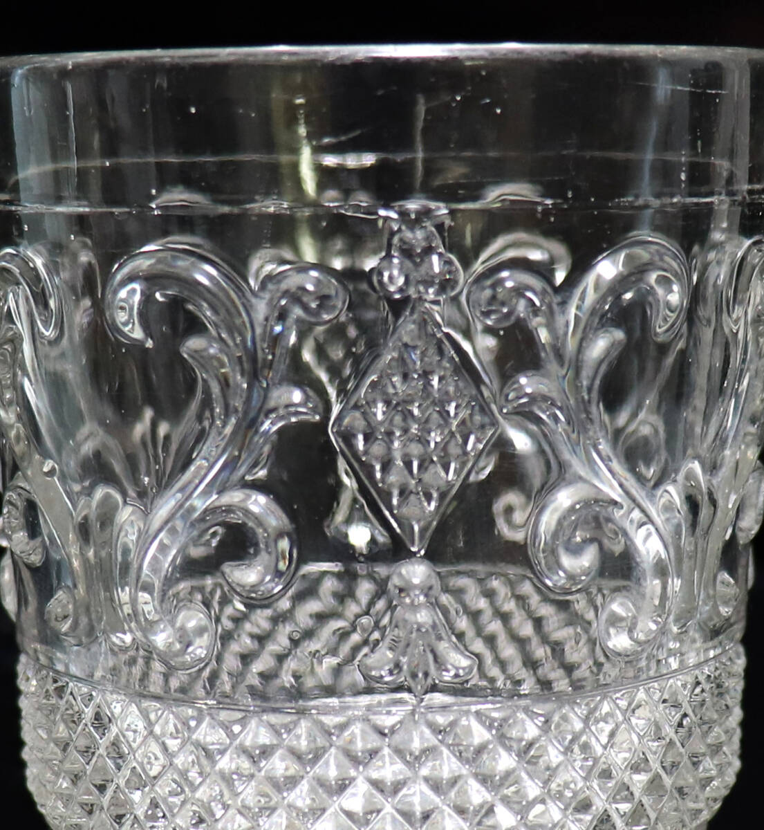 オールド・バカラ (BACCARAT) 1840年 博物館級 ロックグラス 斜 オールド・バカラ (BACCARAT) 1840年 博物館級 ロックグラス 斜