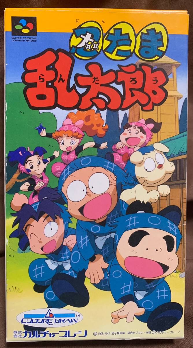  Super Famicom Nintama Rantaro наружная коробка пустой коробка коробка только 