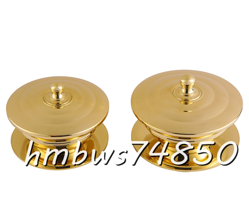 「密教法具 寺院仏具」平安型前具 塗香器 洒水器 仏具 仏教 工芸品 真鍮製