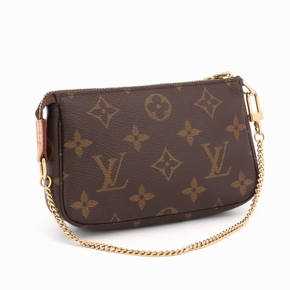 ルイヴィトン LOUIS VUITTON モノグラム ミニポシェット アクセソワール アクセサリーポーチ ミニハンドバッグ レディース ブラウン M58009