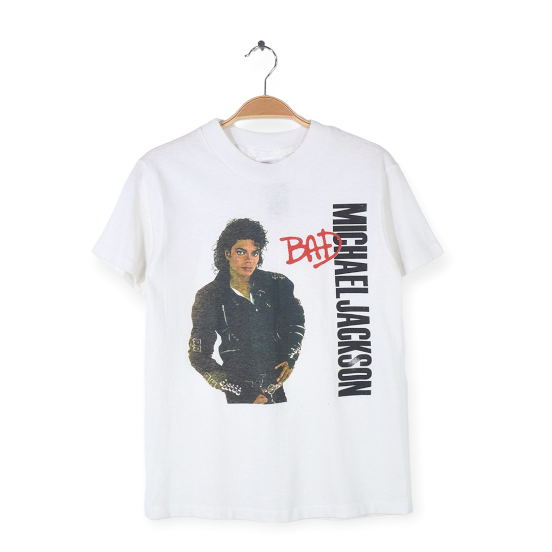 80s マイケルジャクソン BAD 未使用 ヴィンテージTシャツ 80s マイケルジャクソン BAD 未使用 ヴィンテージTシャツ