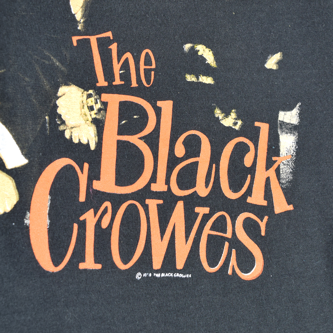 90s ブラッククロウズ SHAKE YOUR MONEY MAKER ヴィンテージTシャツ バンドTシャツ BLACK CROWES サイズL 古着 @AAA1528