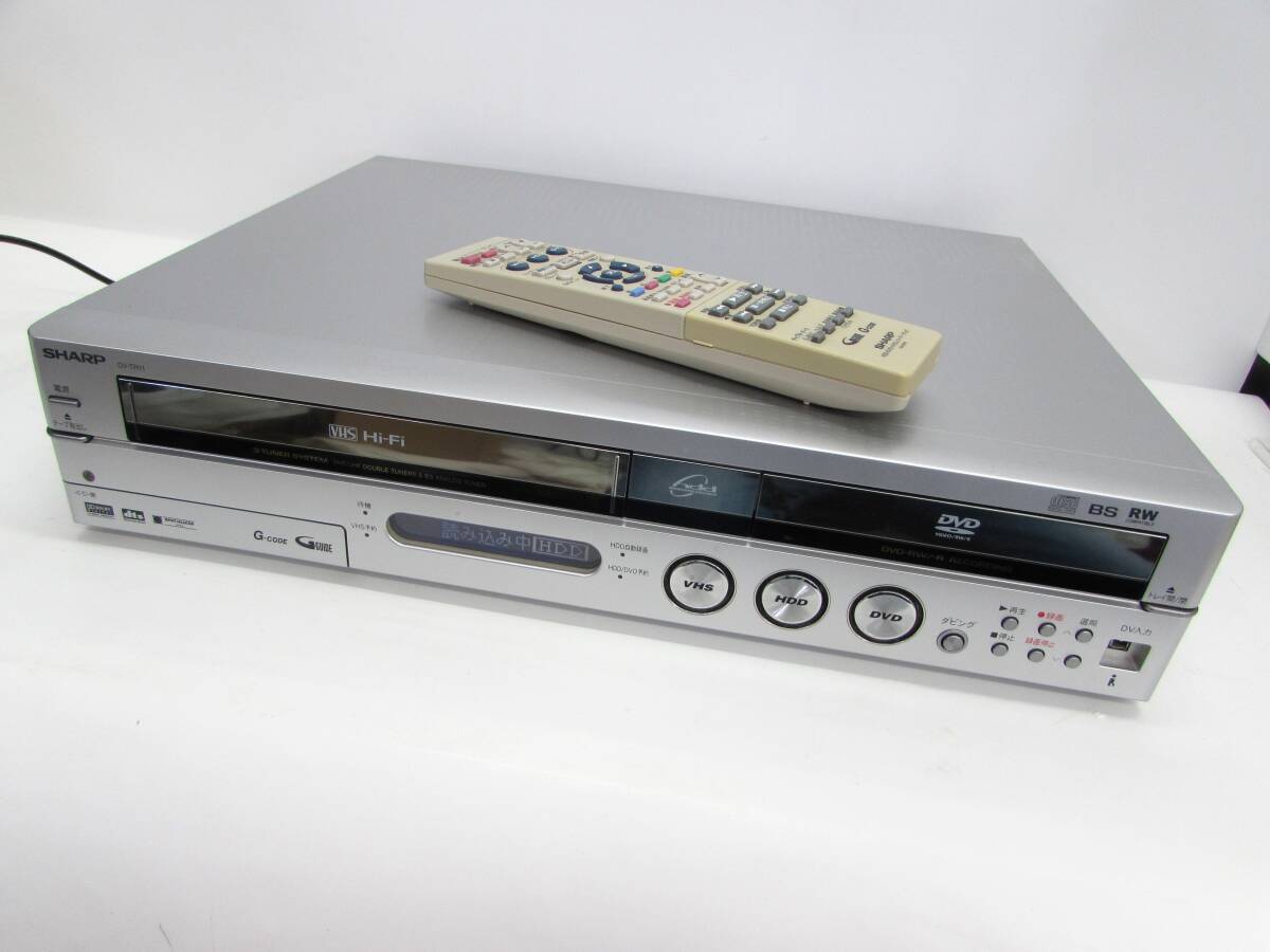 SHARPシャープ VHS一体型DVDレコーダー DV-HRW50 テレビ SHARPシャープ VHS一体型DVDレコーダー DV-HRW50 テレビ