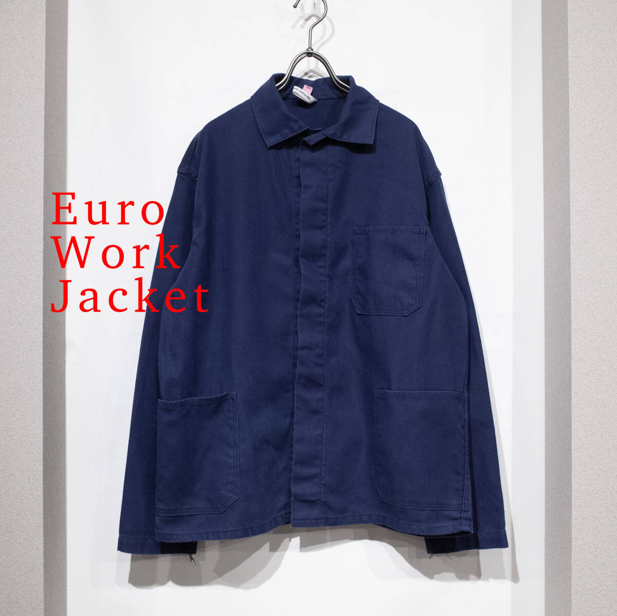 48(M位) / 80s 90s Unknown Euro Work Jacket ユーロ 48(M位) / 80s 90s Unknown Euro Work Jacket ユーロ