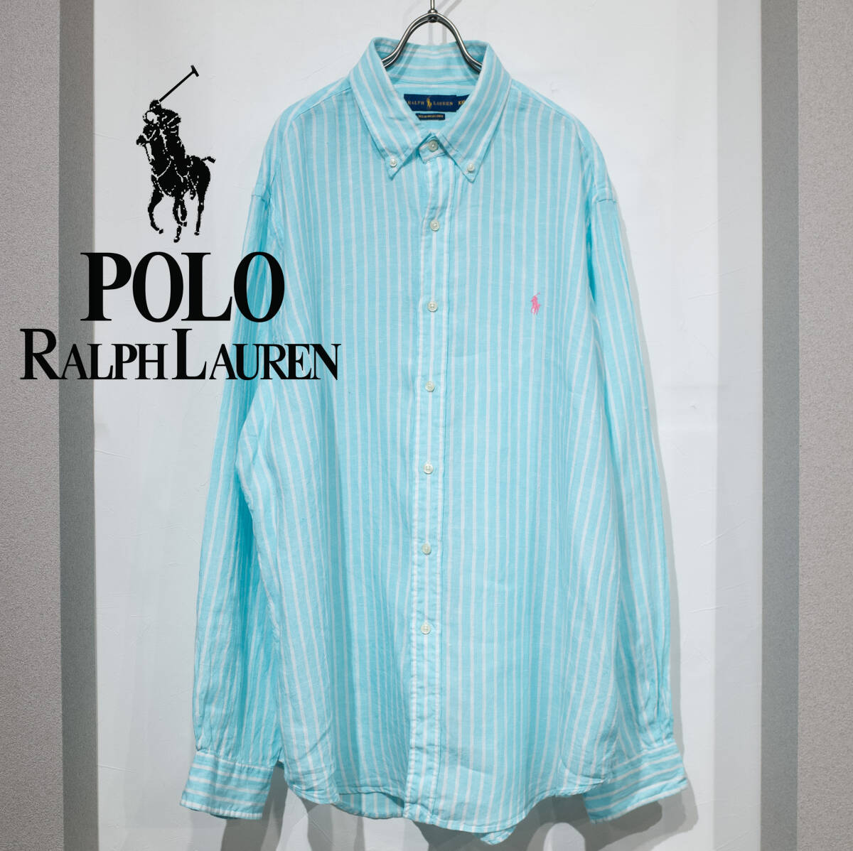 XXL / POLO RALPH LAUREN ポロラルフローレン B D 長袖 XXL / POLO RALPH LAUREN ポロラルフローレン B D 長袖