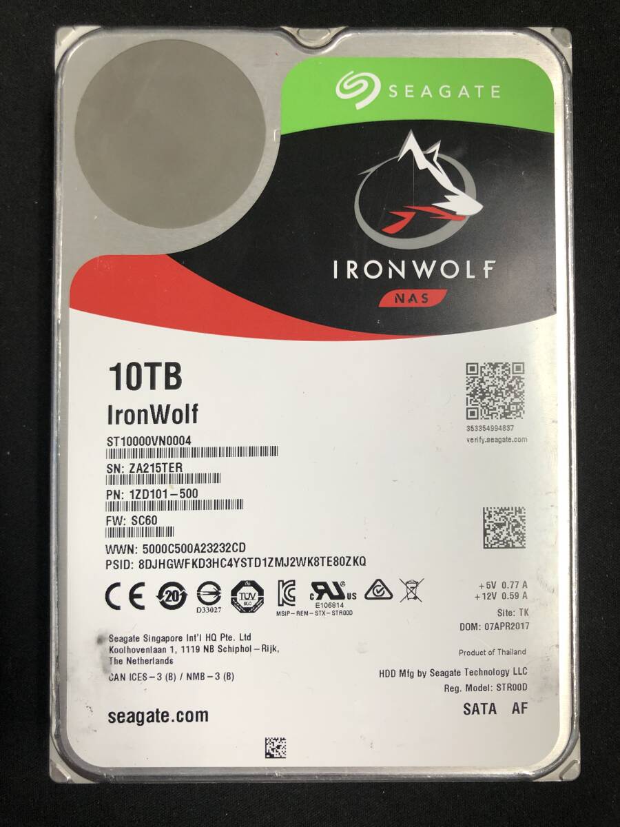 【送料無料】 ST10000VN0004 【Seagate】【10TB】【3.5インチ】【SATA】品番1