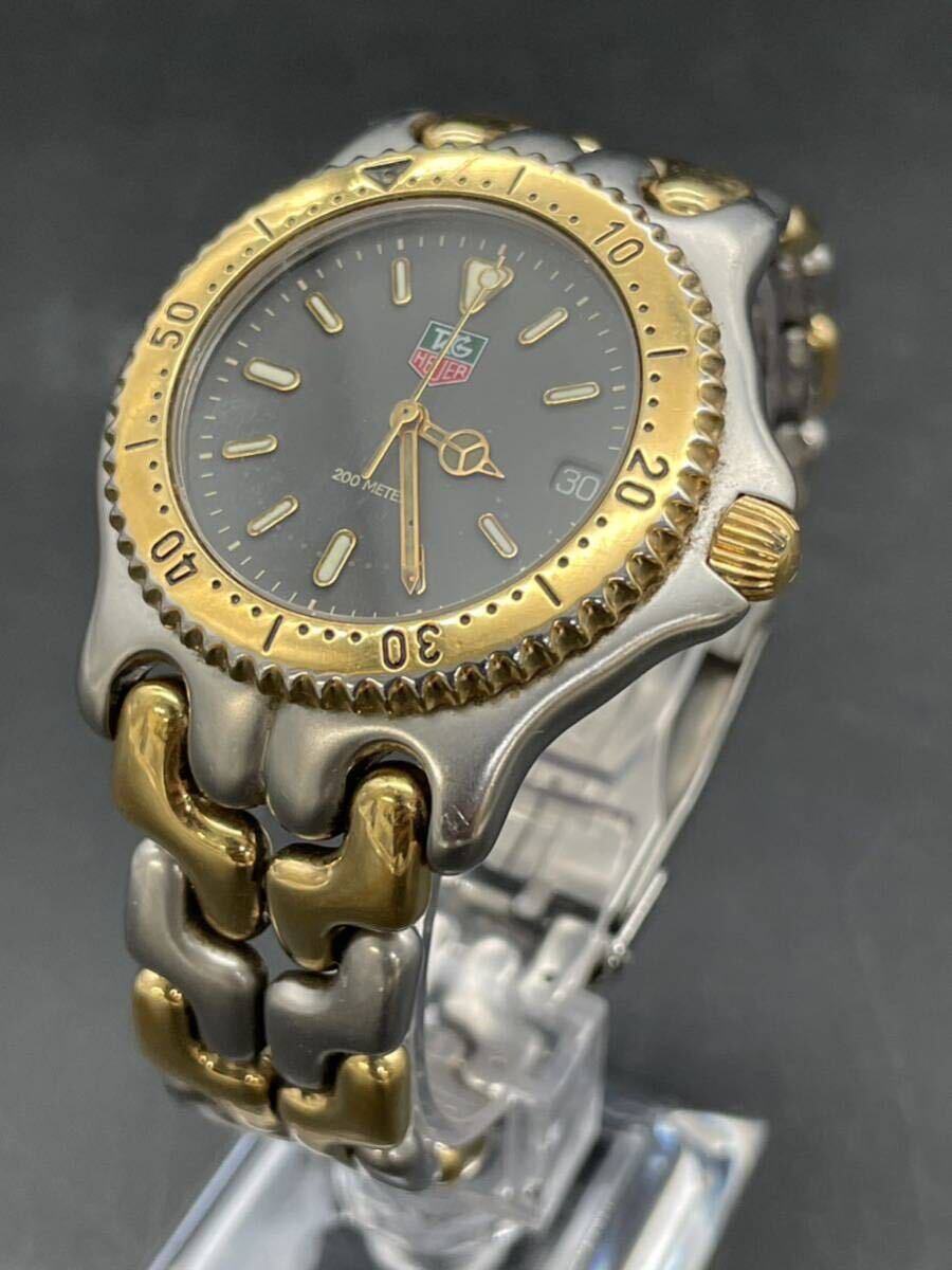 北山 8月 NO.89 TAG HEUER タグホイヤー S95-206M SWISS 腕時計 Quartz クォーツ シルバー ゴールド 動作未確認